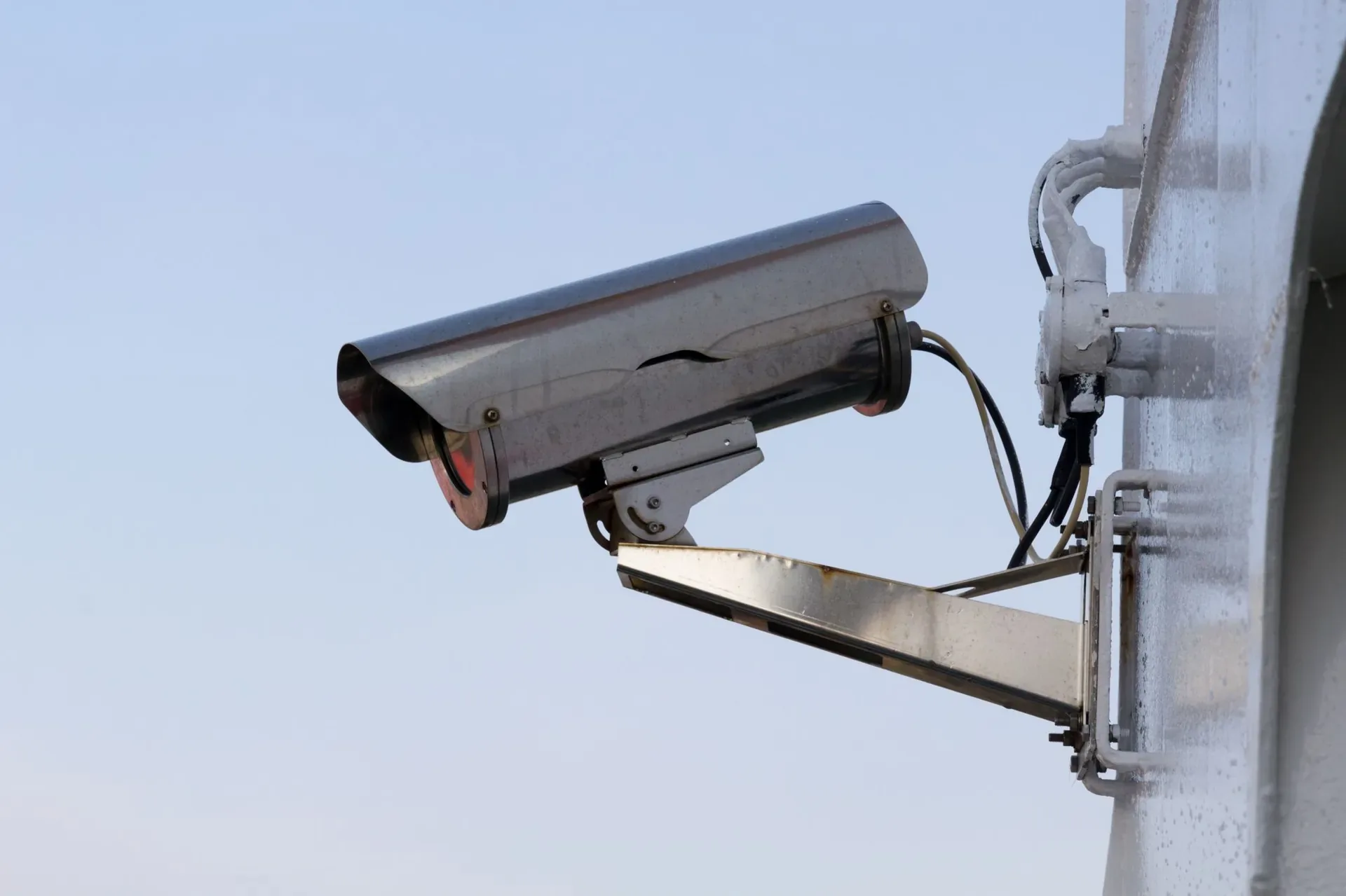 CCTV camera installed on external infrastructure